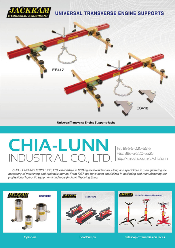 CHIA-LUNN INDUSTRIAL CO., LTD.