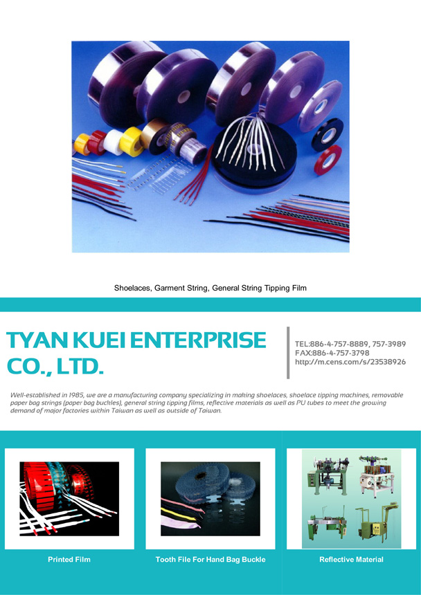 TYAN KUEI ENTERPRISE CO., LTD.
