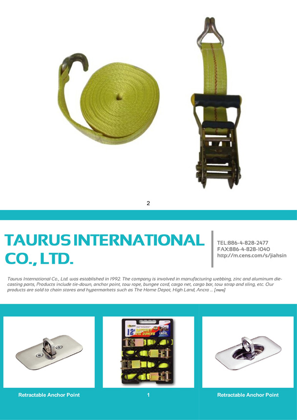 TAURUS INTERNATIONAL CO., LTD.