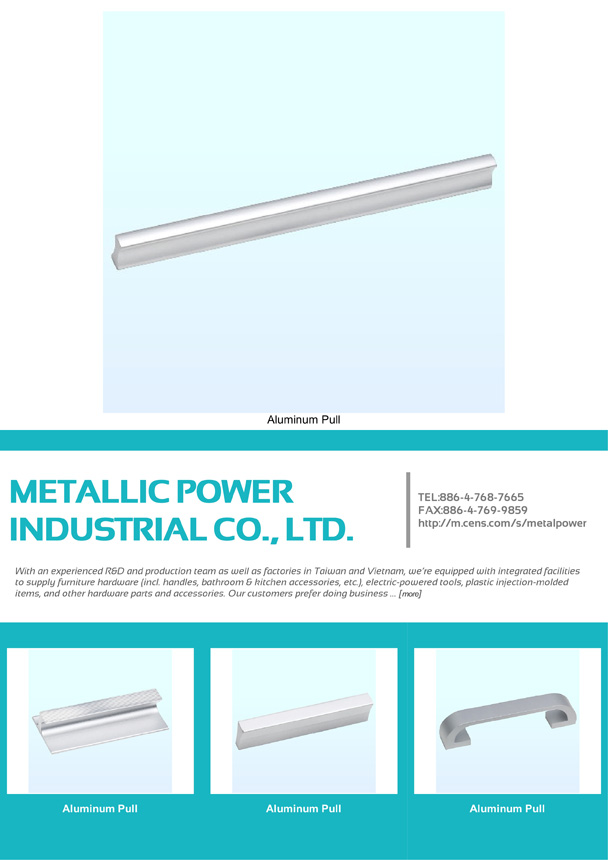 METALLIC POWER INDUSTRIAL CO., LTD.