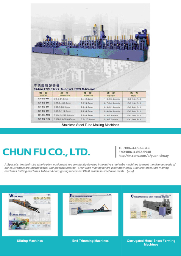 CHUN FU CO., LTD.