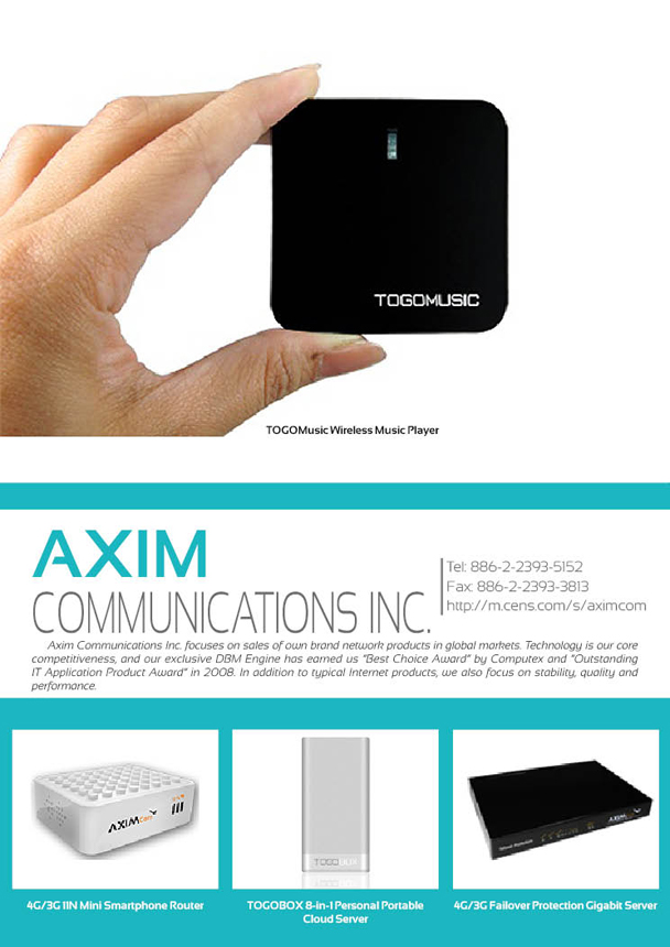 AXIM COMMUNICATIONS INC.