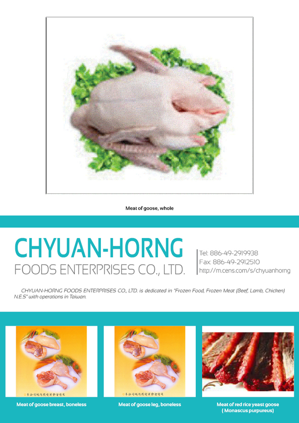 CHYUAN-HORNG FOODS ENTERPRISES CO., LTD.
