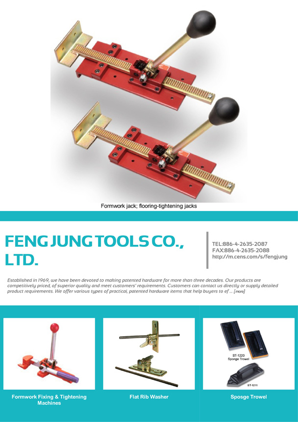 FENG JUNG TOOLS CO., LTD.JEAN INDUSTRIAL CO.