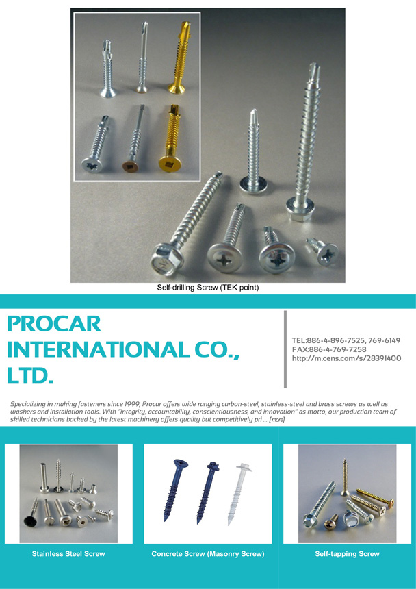 PROCAR INTERNATIONAL CO., LTD.