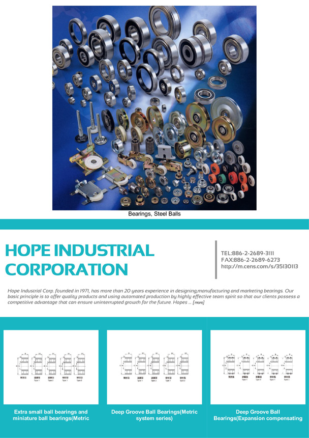 HOPE INDUSTRIAL CORPORATION