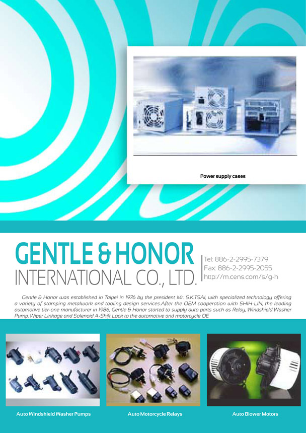 GENTLE & HONOR INTERNATIONAL CO., LTD.