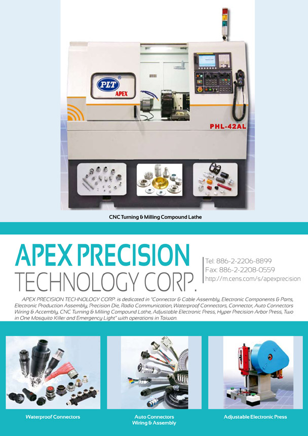 APEX PRECISION TECHNOLOGY CORP.