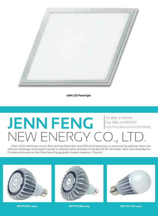JENN FENG NEW ENERGY CO., LTD.
