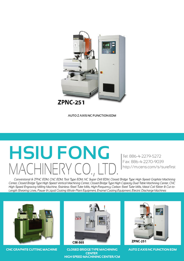 HSIU FONG MACHINERY CO., LTD.