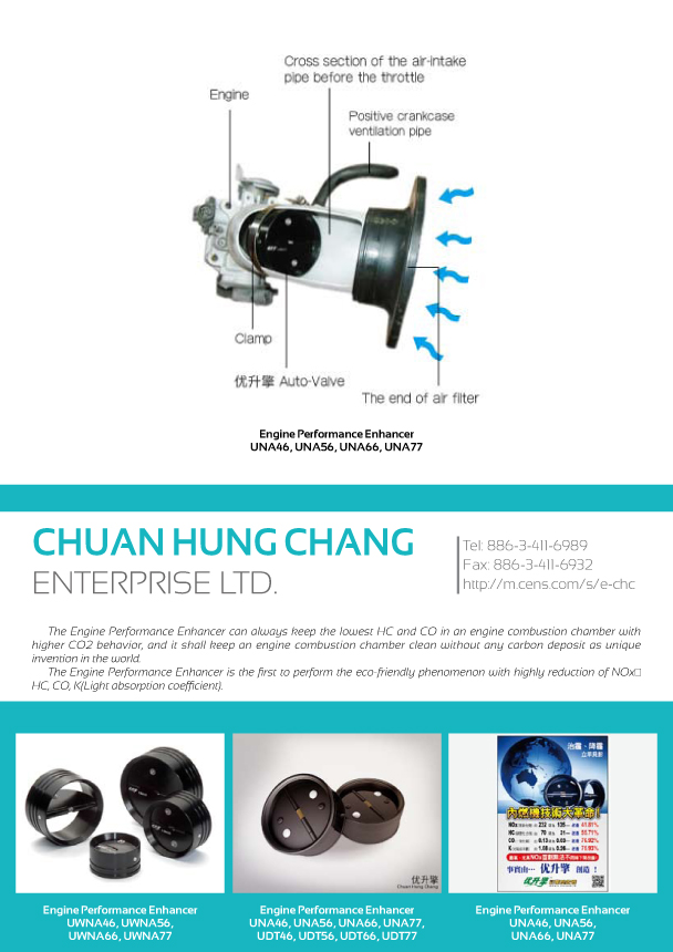 CHUAN HUNG CHANG ENTERPRISE CO., LTD.