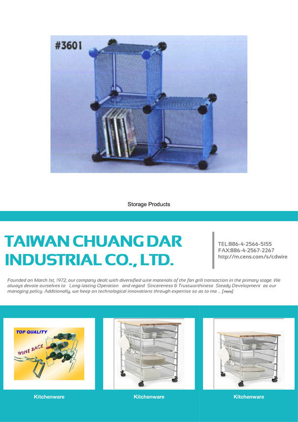 TAIWAN CHUANG DAR INDUSTRIAL CO., LTD.