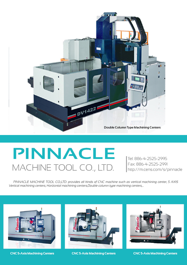 PINNACLE MACHINE TOOL CO., LTD.