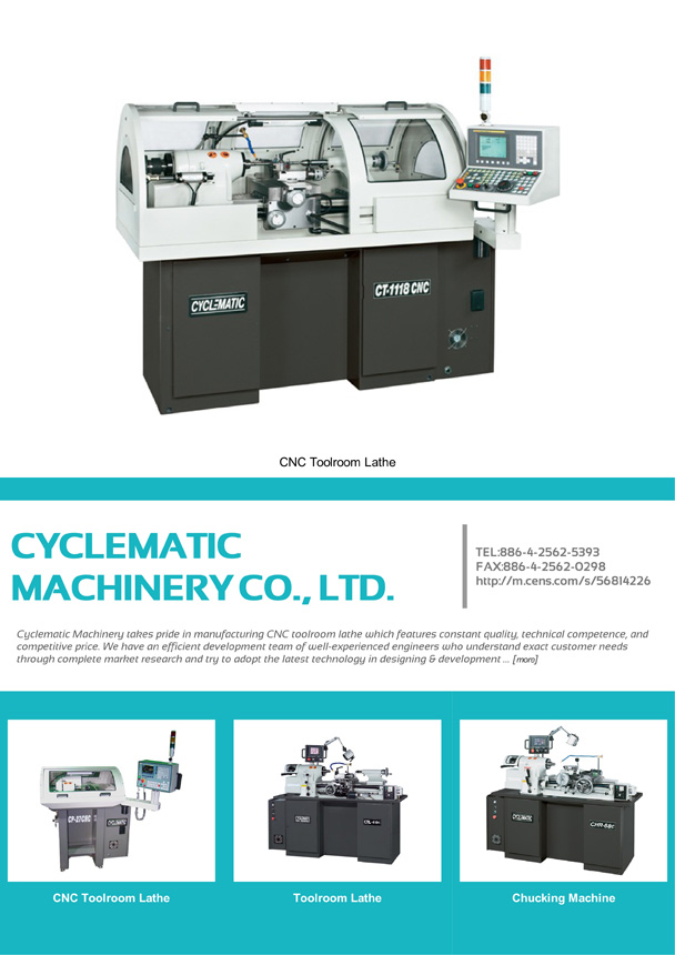 CYCLEMATIC MACHINERY CO., LTD.