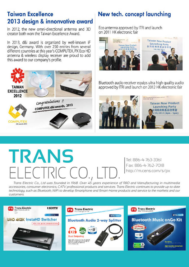TRANS ELECTRIC CO., LTD.
