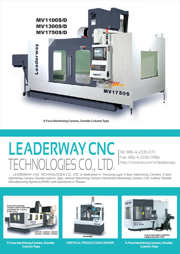 LEADERWAY CNC TECHNOLOGIES CO., LTD.