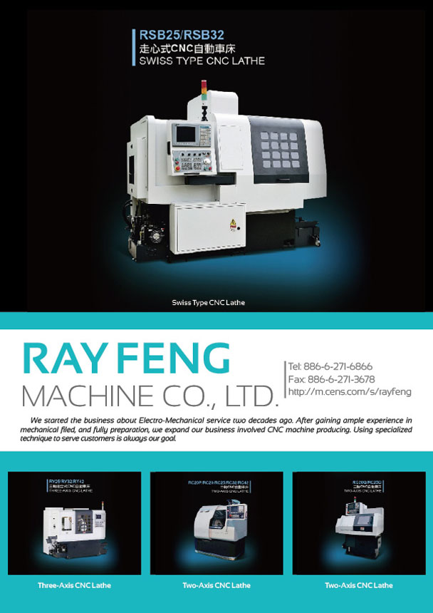 RAY FENG MACHINE CO., LTD.