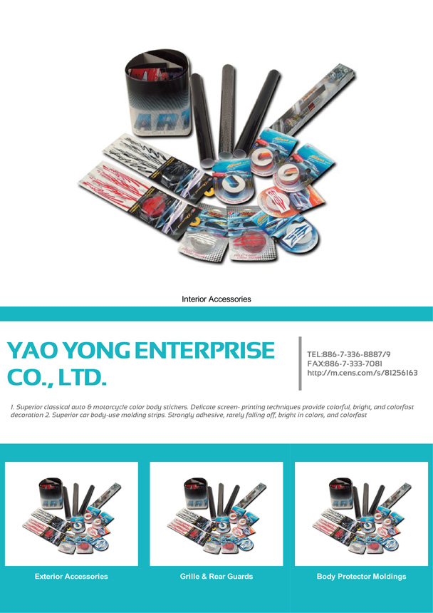 YAO YONG ENTERPRISE CO., LTD.