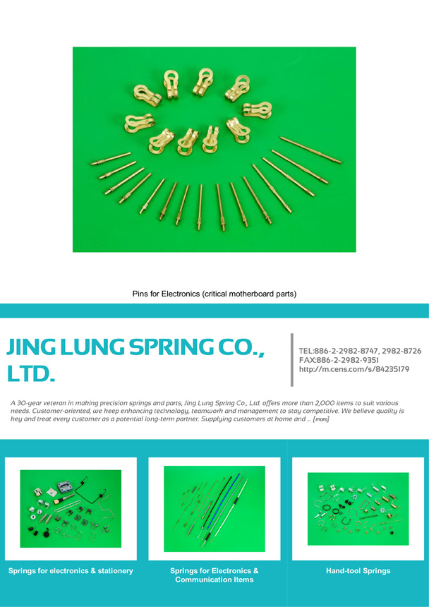 JING LUNG SPRING CO., LTD.