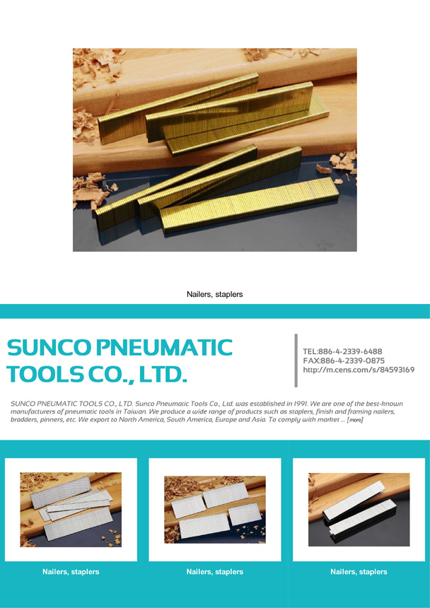 SUNCO PNEUMATIC TOOLS CO., LTD.