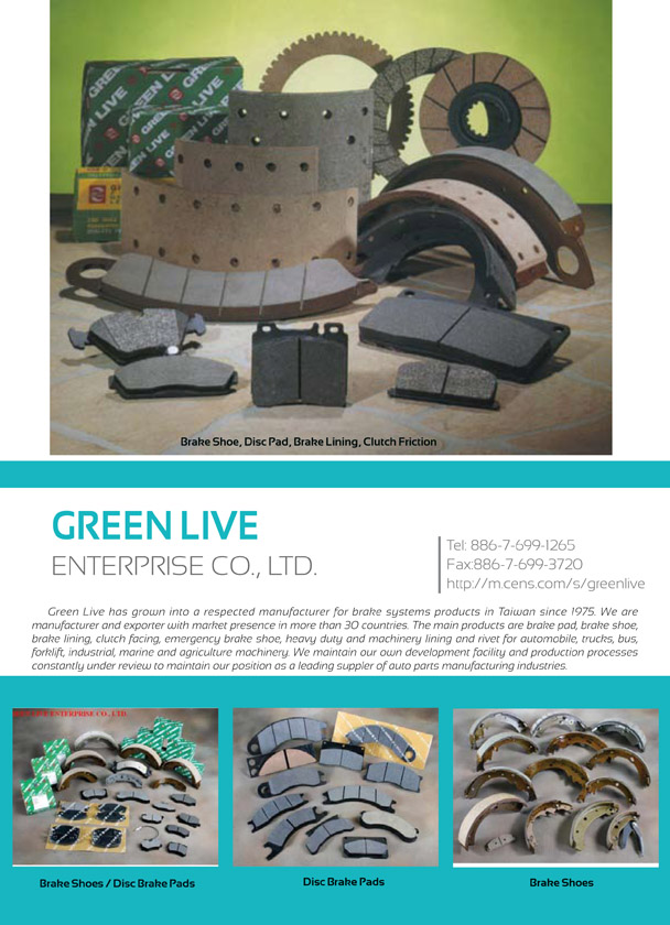 GREEN LIVE ENTERPRISE CO., LTD.
