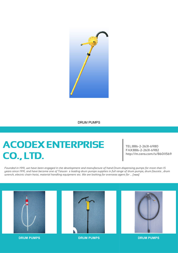 ACODEX ENTERPRISE CO., LTD.