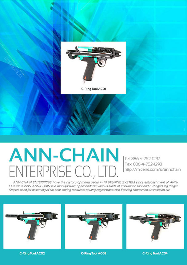 ANN-CHAIN ENTERPRISE CO., LTD.