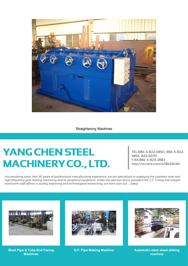 YANG CHEN STEEL MACHINERY CO., LTD.