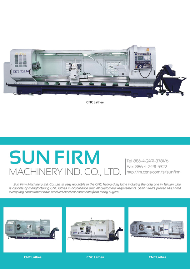 SUN FIRM MACHINERY IND. CO., LTD.