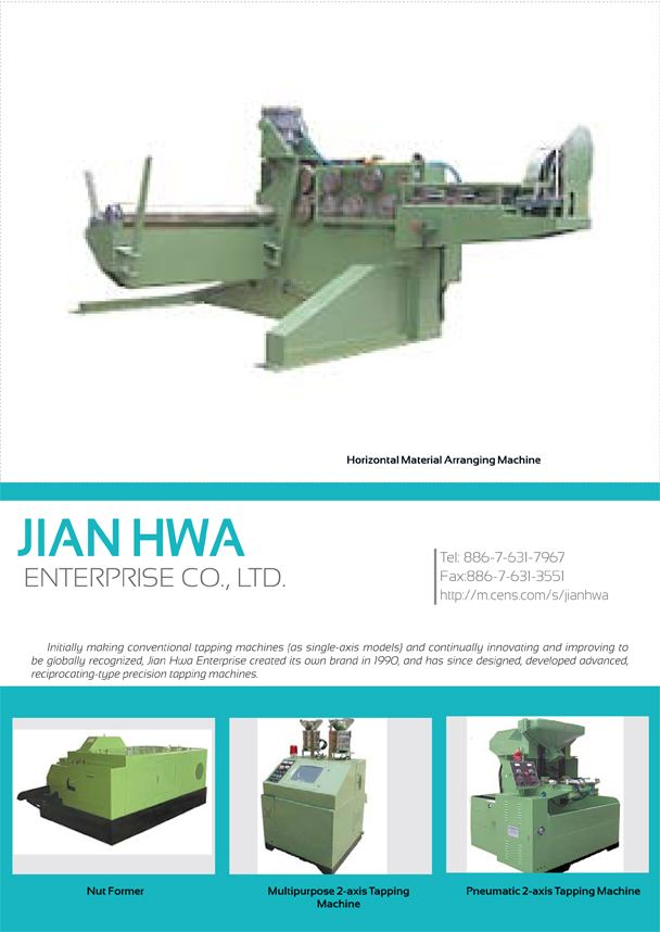 JIAN HWA ENTERPRISE CO., LTD.