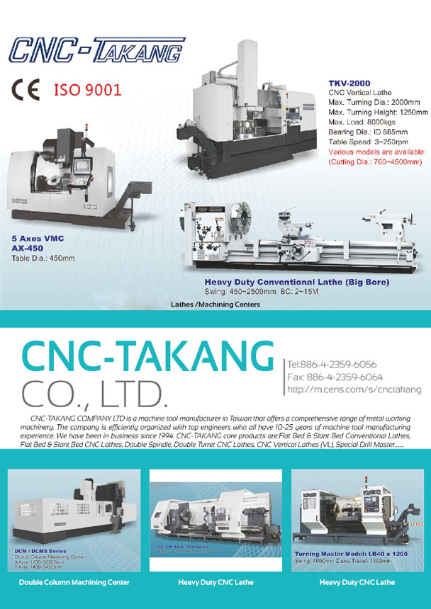 CNC-TAKANG CO., LTD.