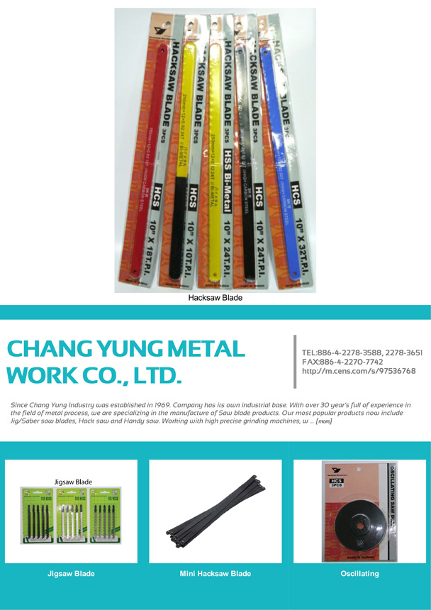 CHANG YUNG METAL WORK CO., LTD.