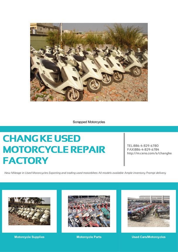 CHANG KE USED MOTORCYCLE REPAIR FACTORY