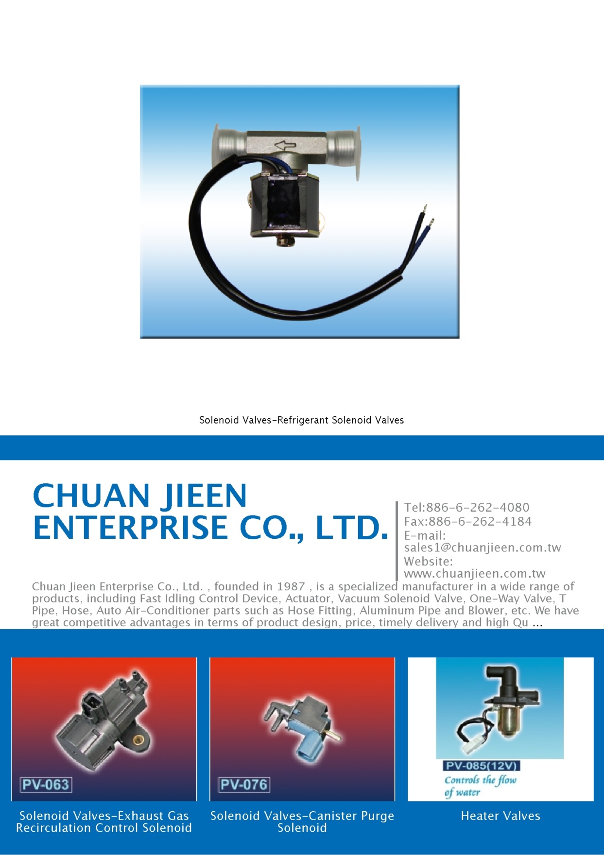 CHUAN JIEEN ENTERPRISE CO., LTD.