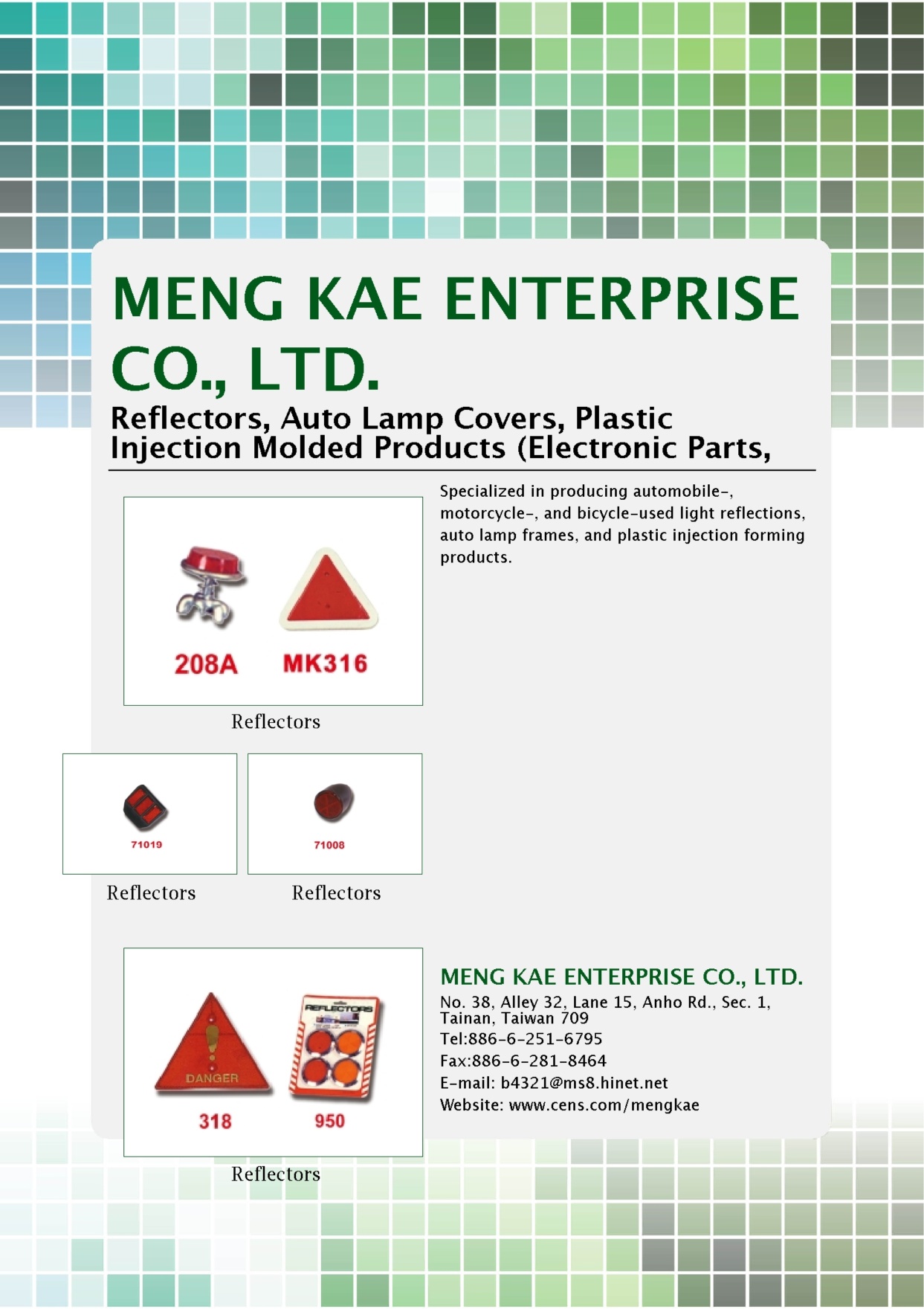 MENG KAE ENTERPRISE CO., LTD.