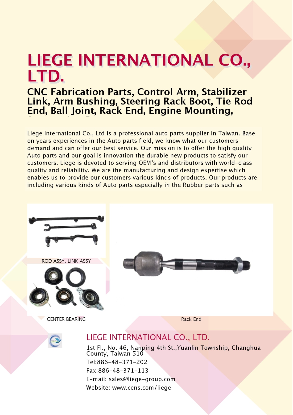 LIEGE INTERNATIONAL CO., LTD.