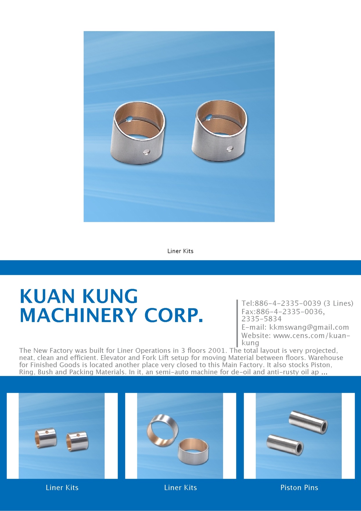 KUAN KUNG MACHINERY CORP.