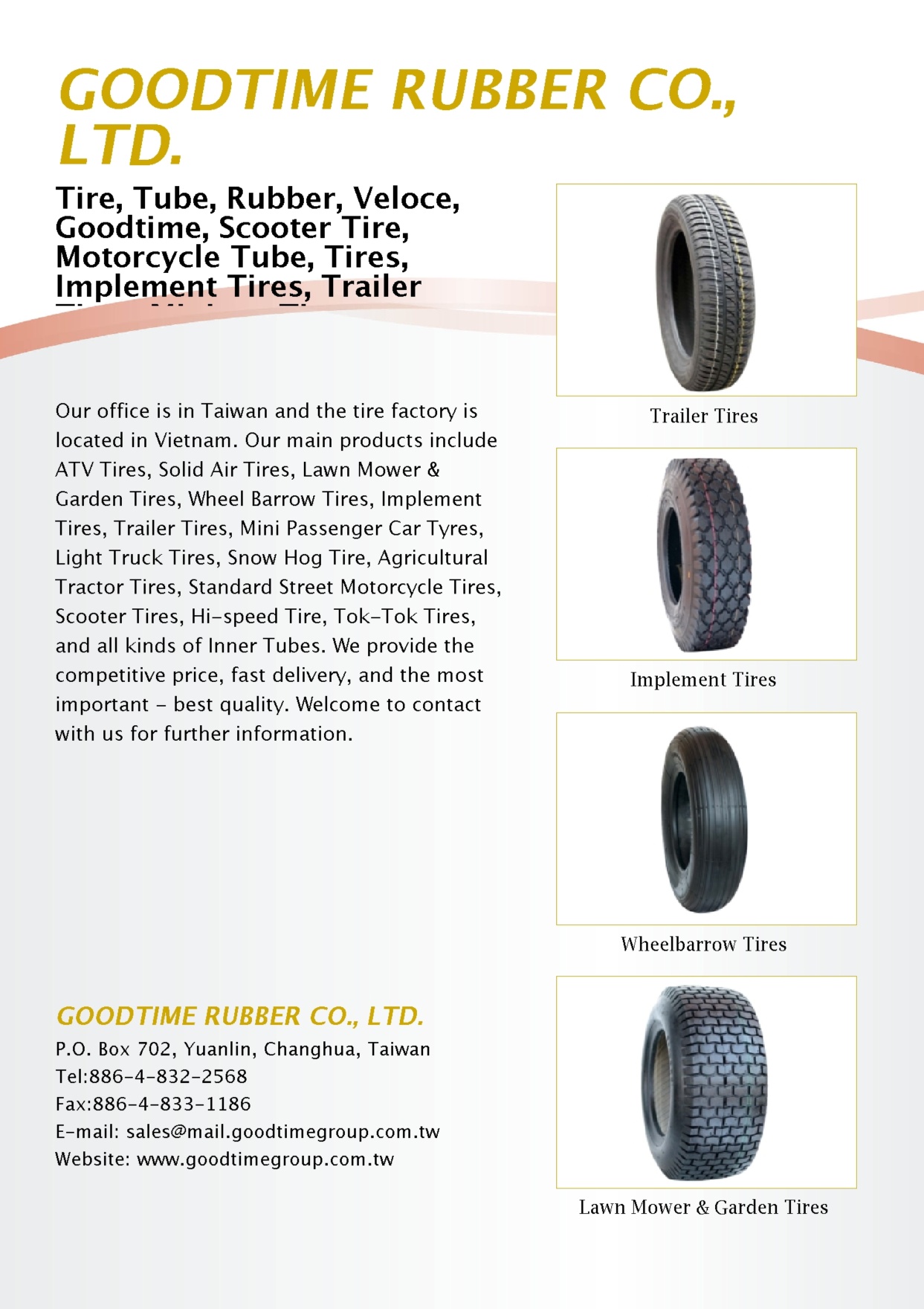 GOODTIME RUBBER CO., LTD.