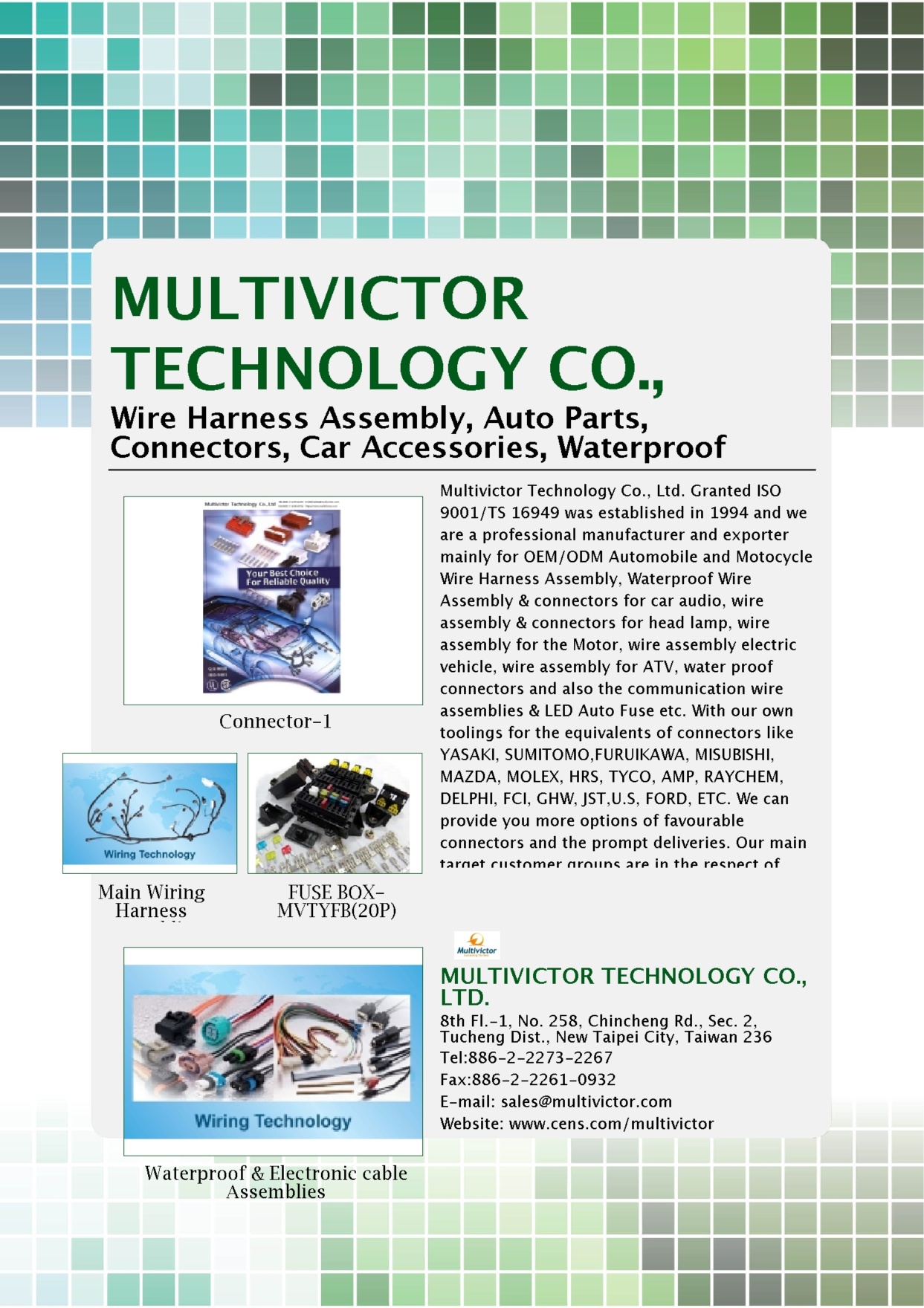 MULTIVICTOR TECHNOLOGY CO., LTD.