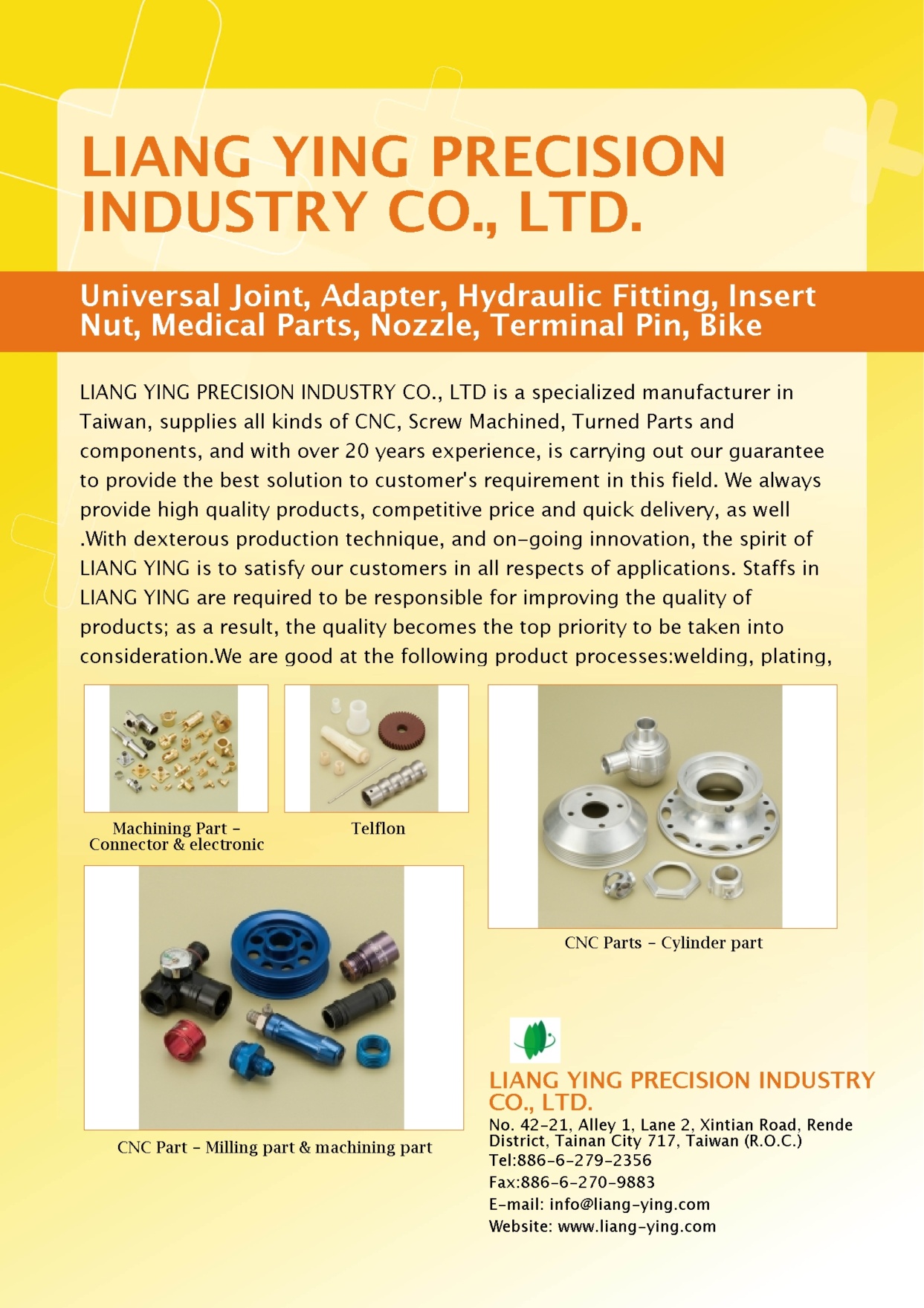 LIANG YING PRECISION INDUSTRY CO., LTD.