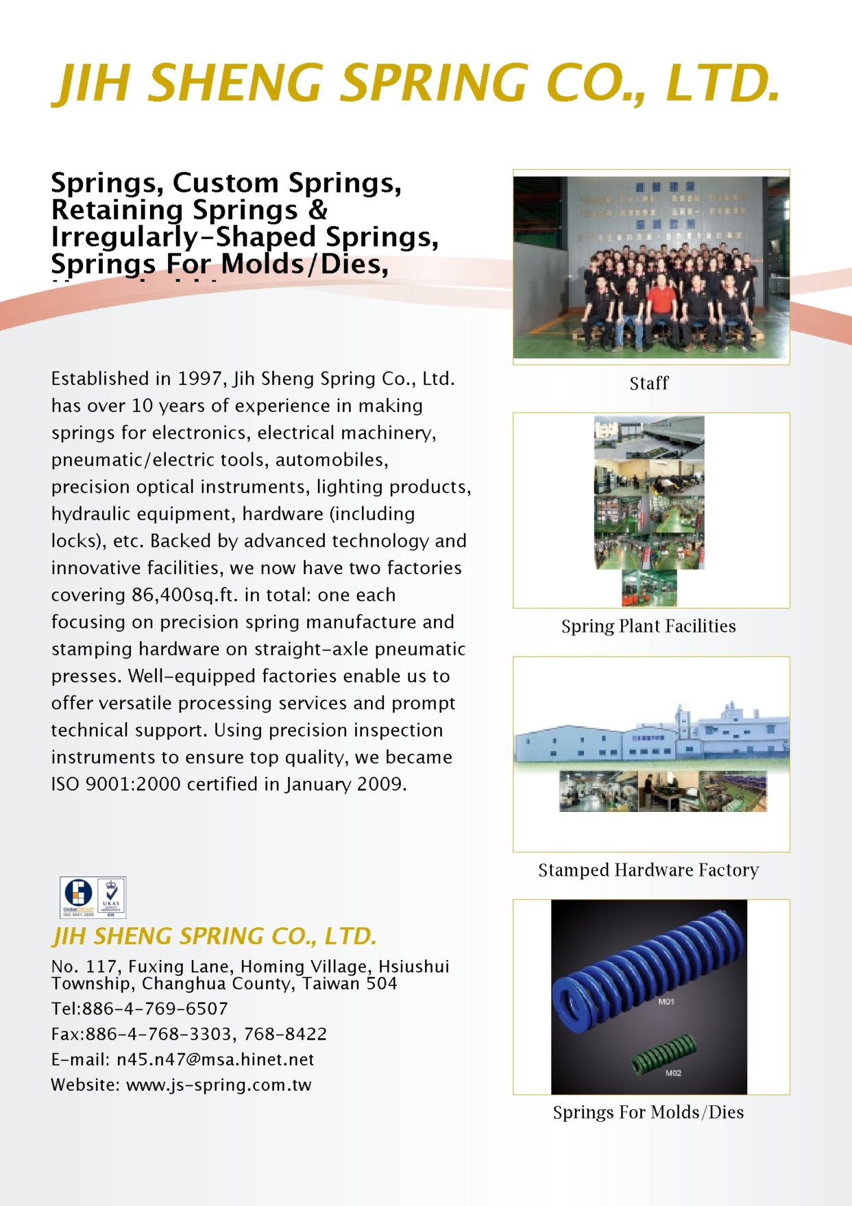 JIH SHENG SPRING CO., LTD.