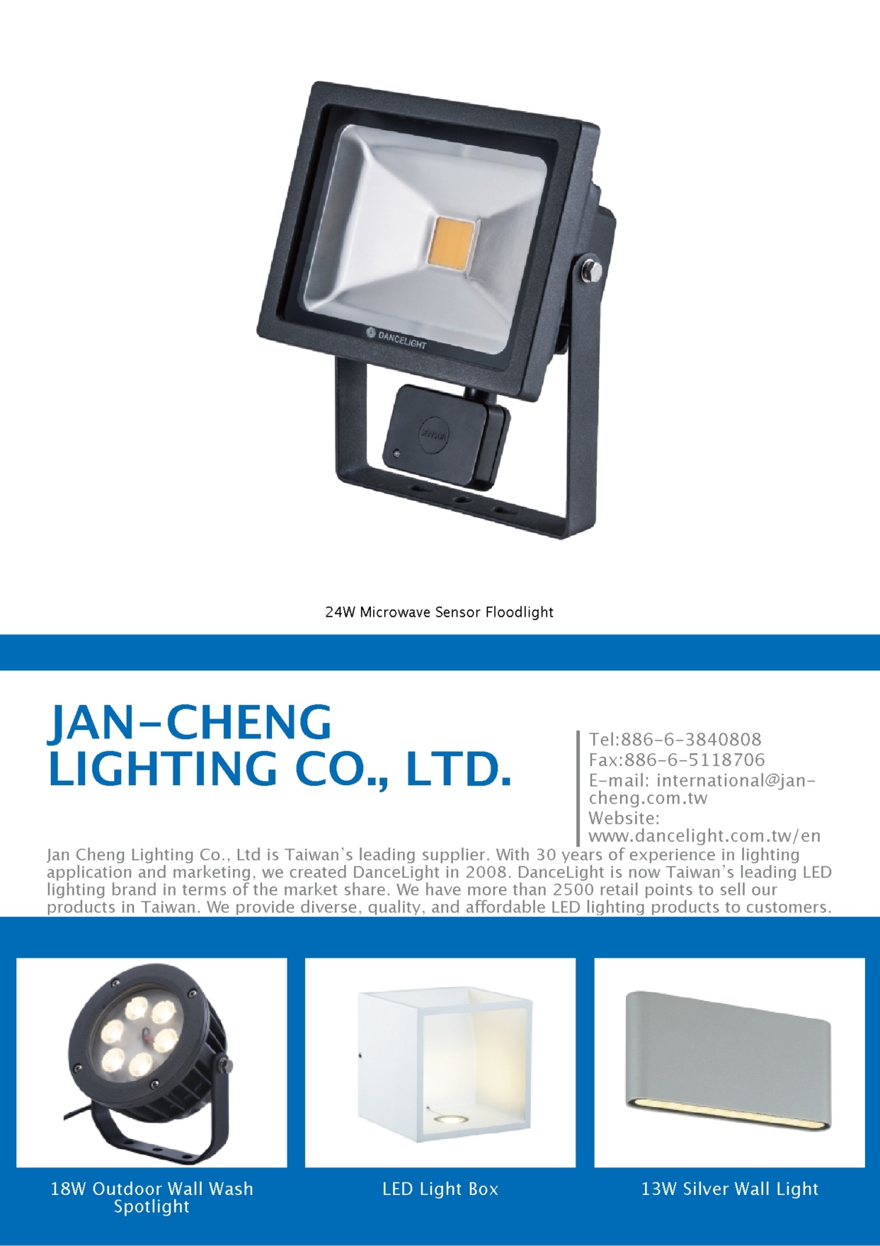 JAN-CHENG LIGHTING CO., LTD.
