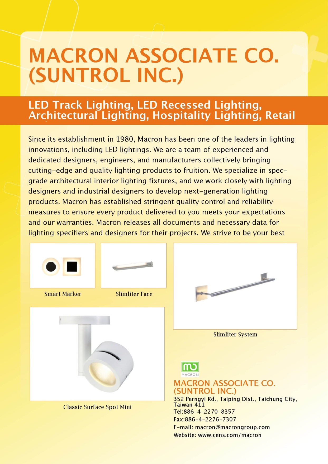 MACRON ASSOCIATE CO. (SUNTROL INC.)