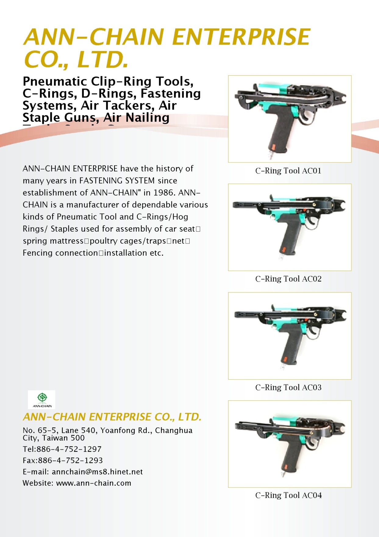 ANN-CHAIN ENTERPRISE CO., LTD.