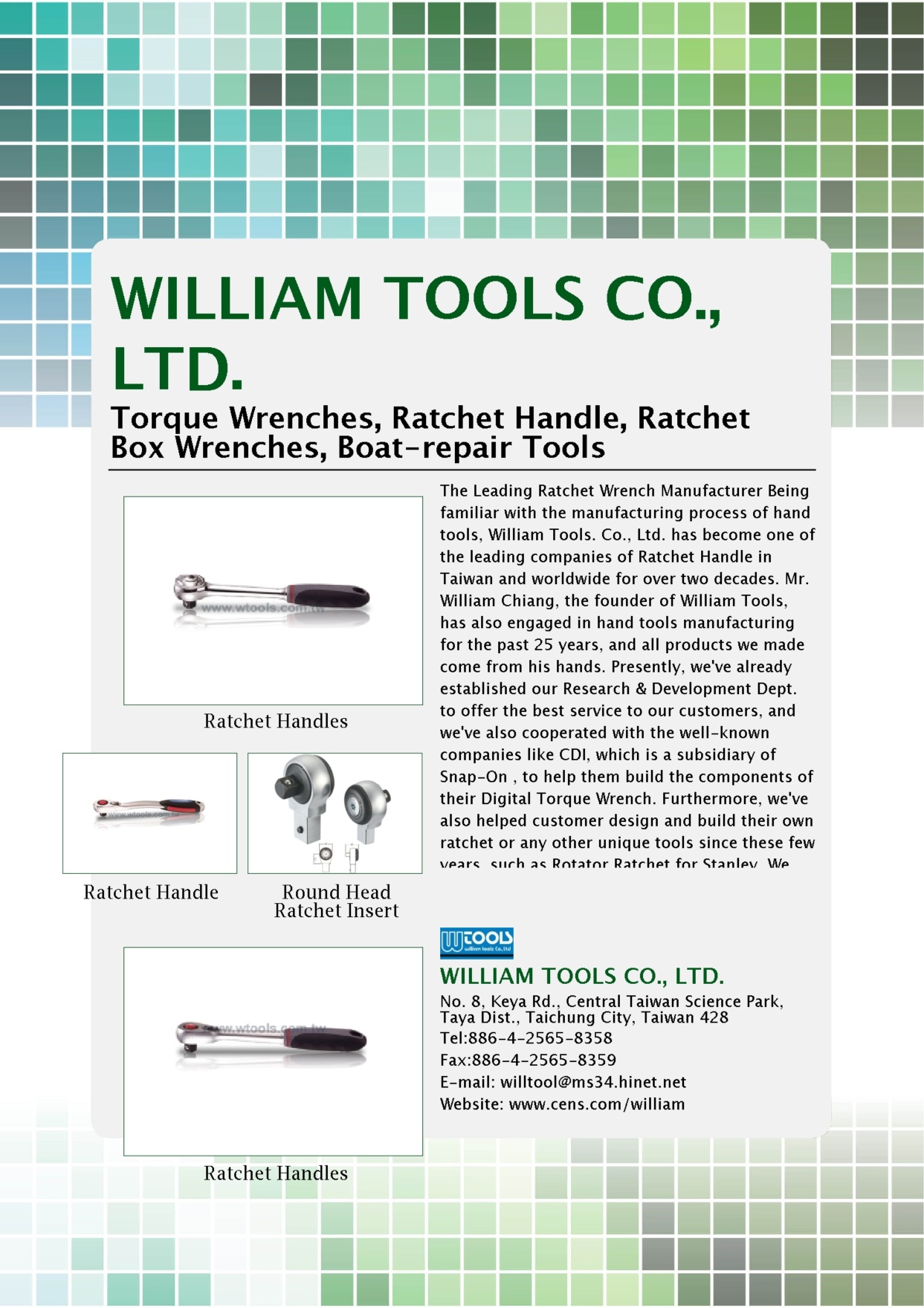 WILLIAM TOOLS CO., LTD.