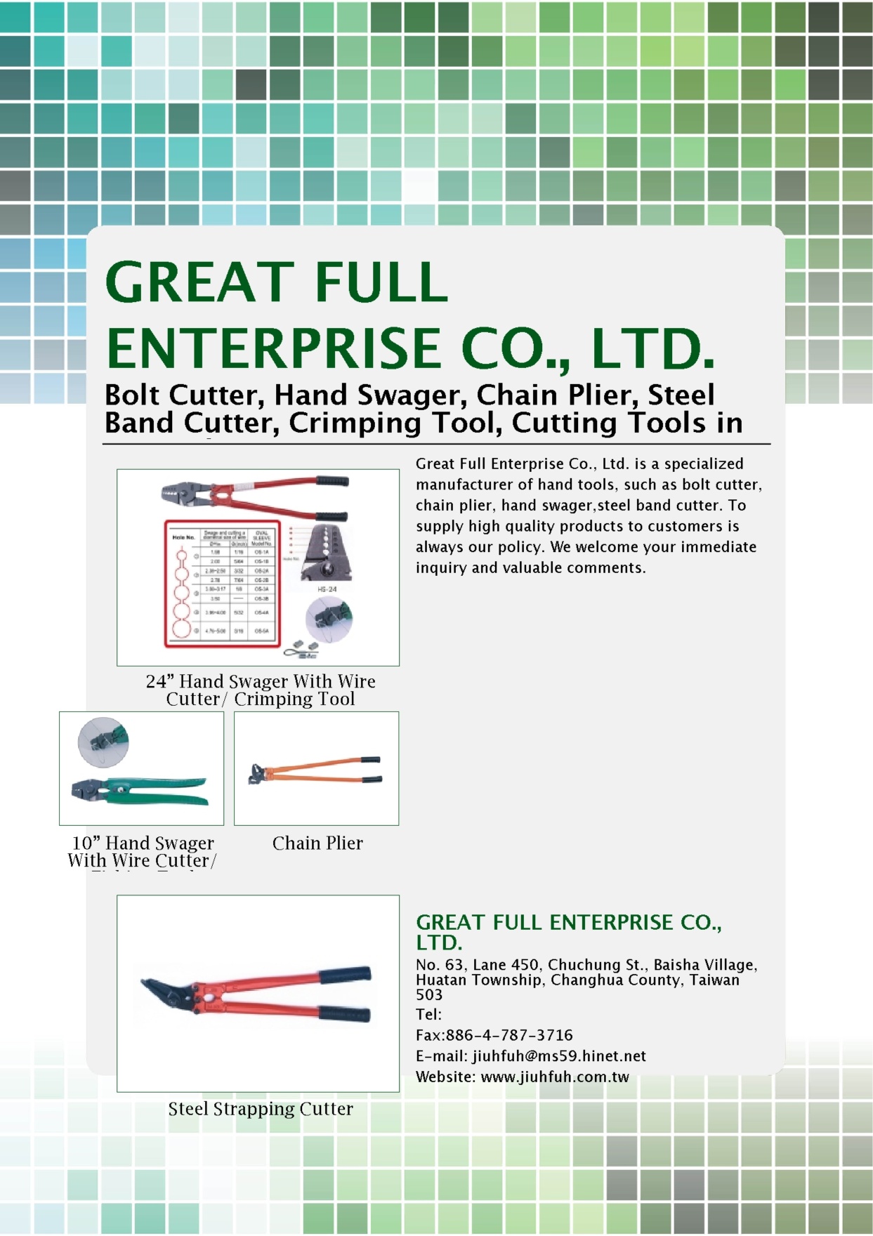 GREAT FULL ENTERPRISE CO., LTD.