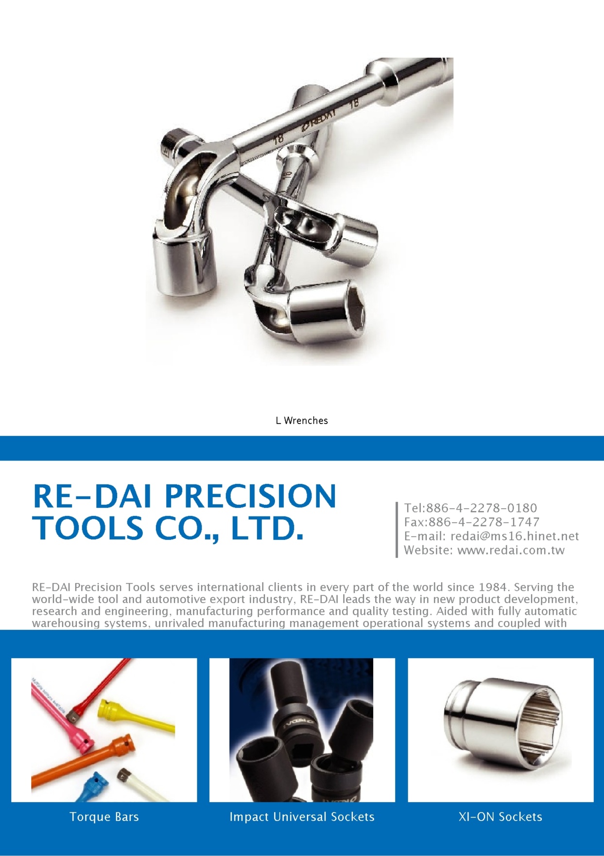 RE-DAI PRECISION TOOLS CO., LTD.