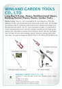 Cens.com Handtools E-Magazine AD WINLAND GARDEN TOOLS CO., LTD.