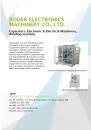 Cens.com Machinery E-Magazine AD RODER ELECTRONICS MACHINERY CO., LTD.