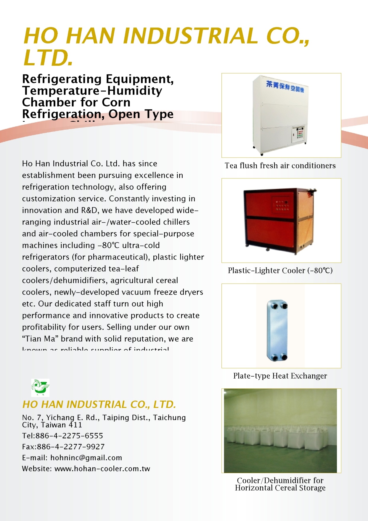 HO HAN INDUSTRIAL CO., LTD.